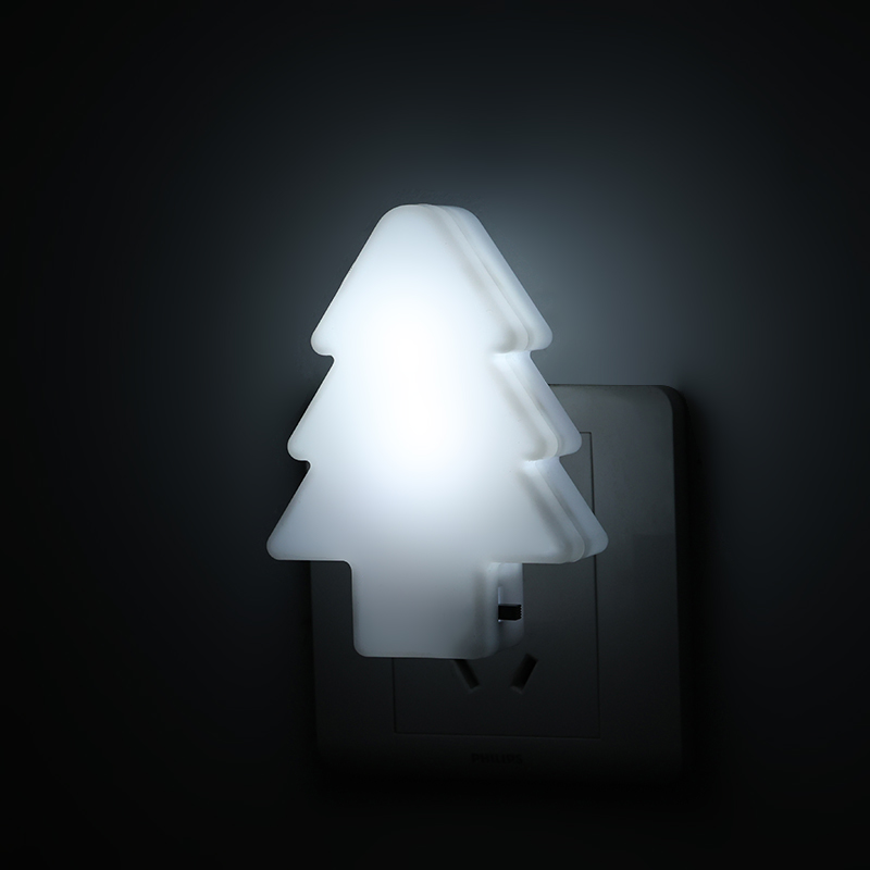 Steker Lampu Malam Pohon Natal dengan Sakelar Toggle