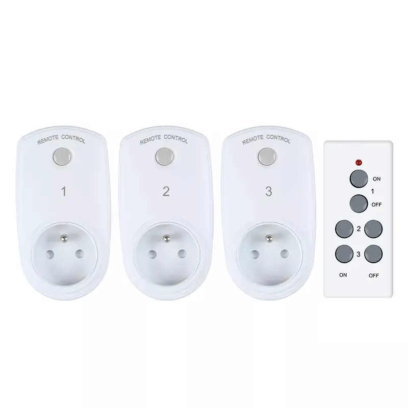 Soket Kendali Jarak Jauh FR Nirkabel RF433 Mhz