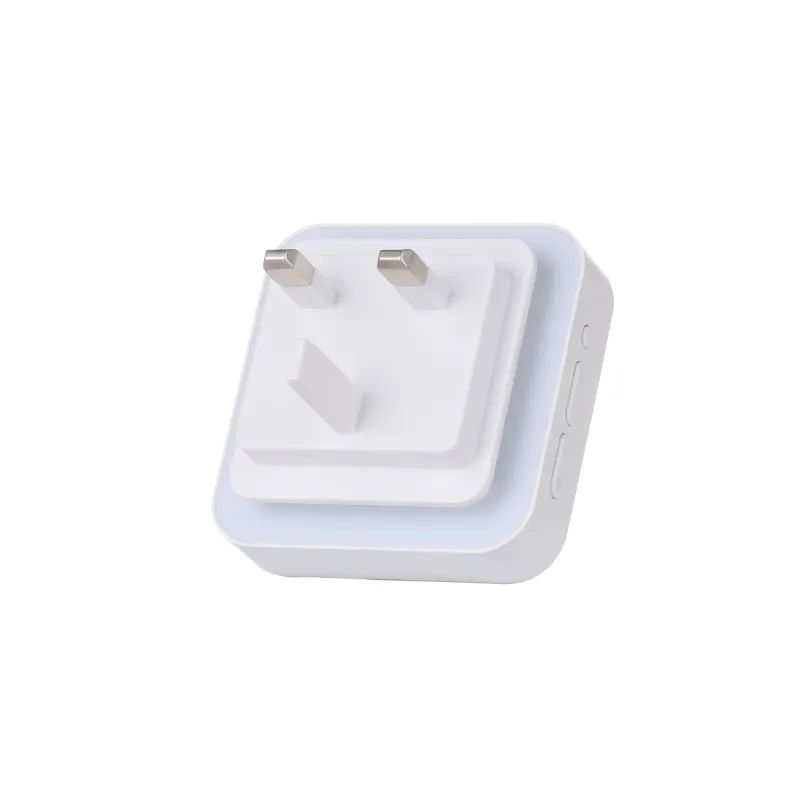 UK-Plug 16 Bohlam Steker Lampu Malam Sensor Persegi